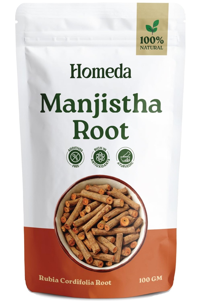 Shudh Online Manjistha Powder, Majith Organic Root Powder (100 Grams), Indian Madder (Eating, Skin whitening, Face, Hair), Manjishtha, Manjishta, Manjishta, Manjista