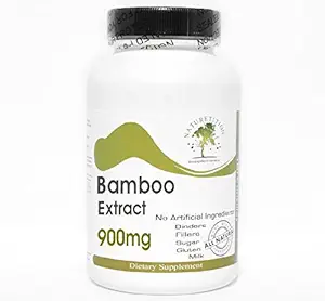 Bamboo Extract 900mg ~ 90 Kapseln - Keine Zusatzstoffe ~ Naturetition Supplements