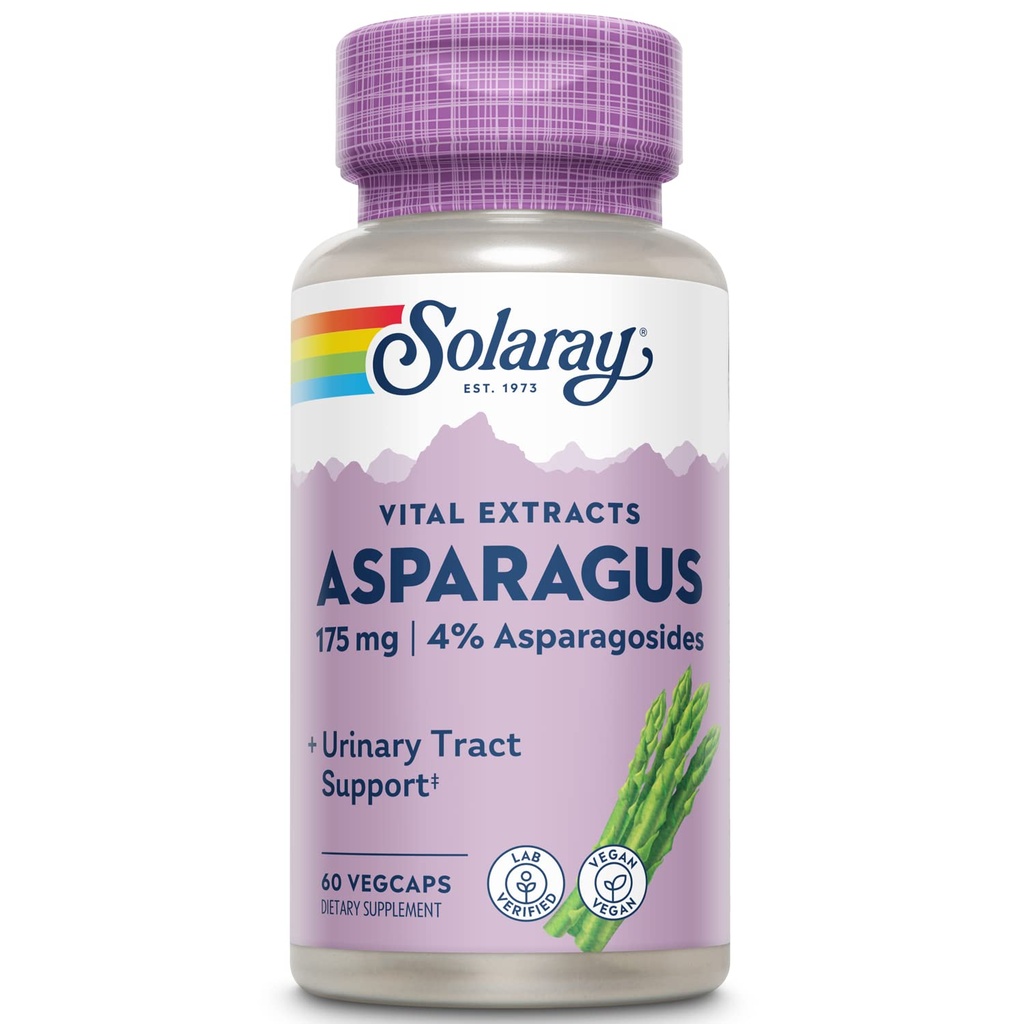 Solary Asperges Extrait de rhizome 175 mg avec racine de trou de peau