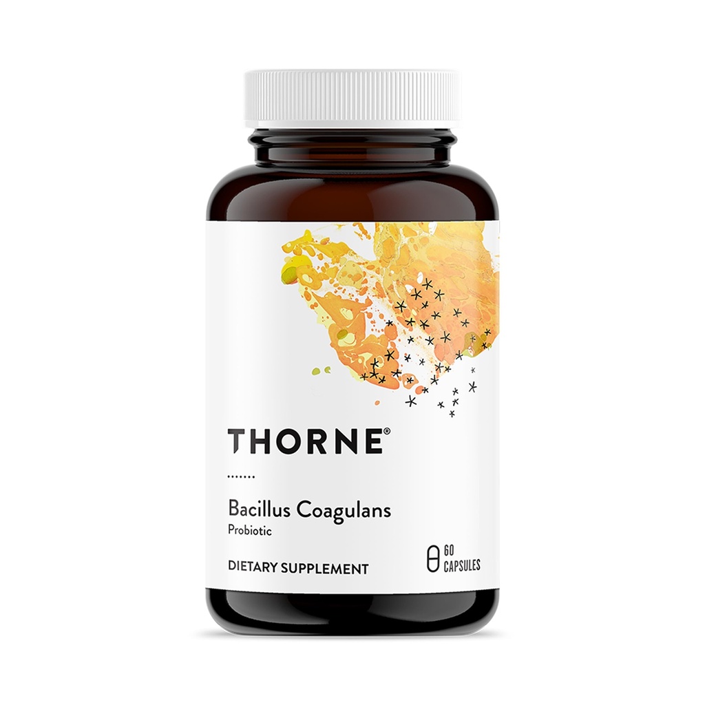 THORNE - Bacillus Coagulans Probiotic - Supplément probiotique stable pour promouvoir la santé des IG* - 60 gélules