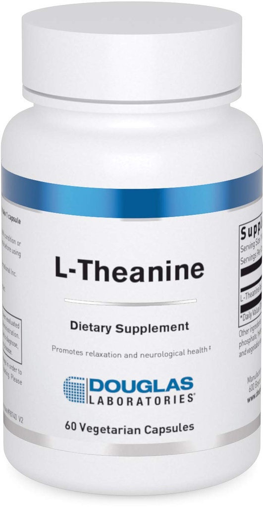 Douglas Laboratories L-Theanine=Promouvoir un sentiment de calme=60 Capsules
