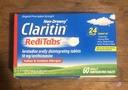 Claritin RediTabs 24 Hour Allergy Medicine, Non-Drowsy Allergy Relief, Loratadine Antihistamin Tablets, 60 Count