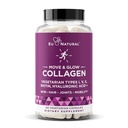 Move & Glow Collagen Pillen für Frauen & Männer – Vegetarisches Multi-Collagen (Typ I-V-X) mit 9 pflanzlichen Superfoods für Hautgesundheit & Gelenkunterstützung – Biotin, Vitamin C, Vitamin E, 60 vegetarische Kapseln