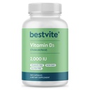 BESTVITE Vitamin D 2000 IU (240 Kapseln) - No Stearates - Non GMO - Glutenfrei