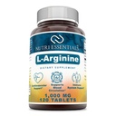 L-Arginine 1000 Mg 120 Comprimés Complément diététique - soutient la santé cardiovasculaire - soutient les fonctions du système immunitaire - favorise la circulation sanguine