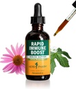 Herb Pharm Organic Rapid Immune Boost: Fast-Absorbing Tincture für Erwachsene, Echinacea Tincture mit Goldenseal, Ginger Extract & Elderberry, Immun Support Supplement & Wellness Aid, 2 Oz