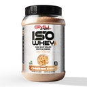 GMU SPORT - 100 % Whey Protein Isolate Powder - 2 LB Whey Isolate Protein Powder mit Collagen Peptides, Verdauungsenzymen & BCAAs - Protein Powder mit 30 Portionen - Cinnamon Swirl