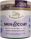 Badlands Ranch - Skin & Coat Canine Supplement w/Omega-3 Fettsäuren, Org. Inhaltsstoffe, Antioxidant Topper, Nourish Coat &Paws, Joint, Support Shiny Coat & Healthy Skin von Katherine Heigl (30 Scoops)