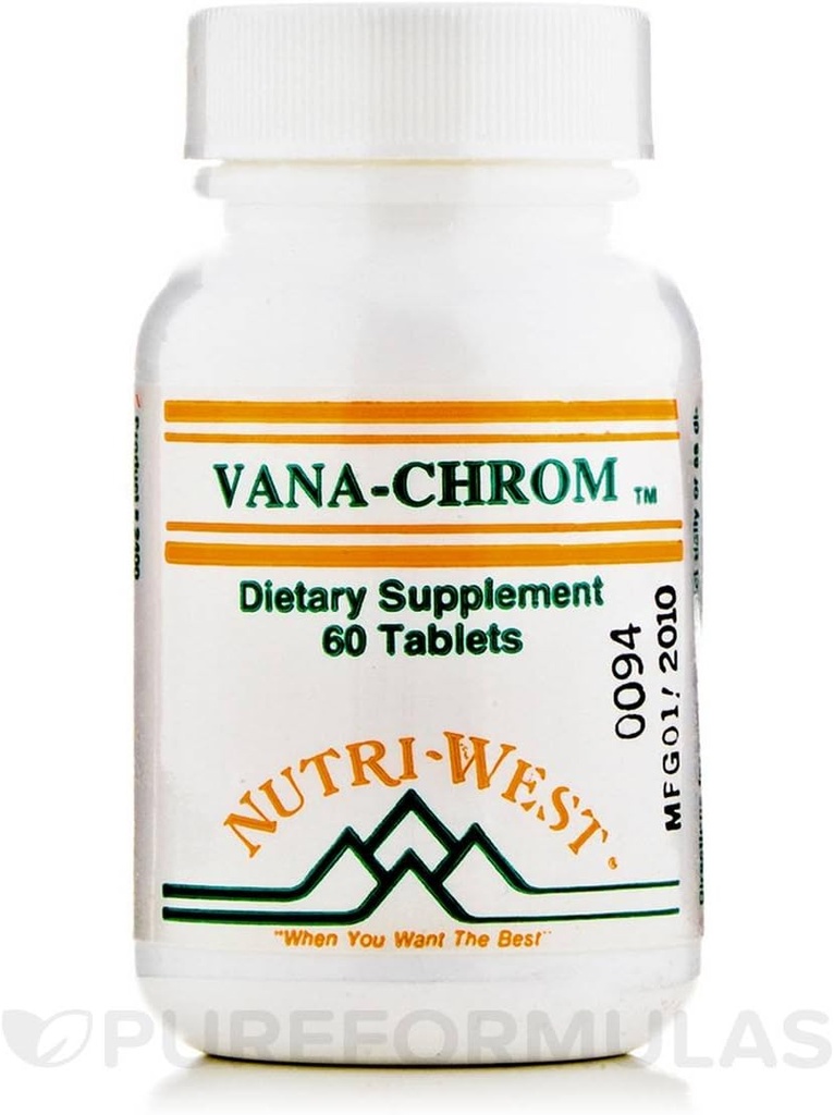 Vana-Chrom - 60 Tabletten von Nutri West