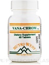 Vana-Chrom - 60 comprimés par Nutri West
