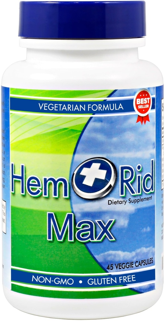 HemRid Max - Soulagement hémorroïde rapide. Obtenez les pilules hémorroïdes qui fonctionnent en fait. Fonctionne en seulement 2-5 jours.