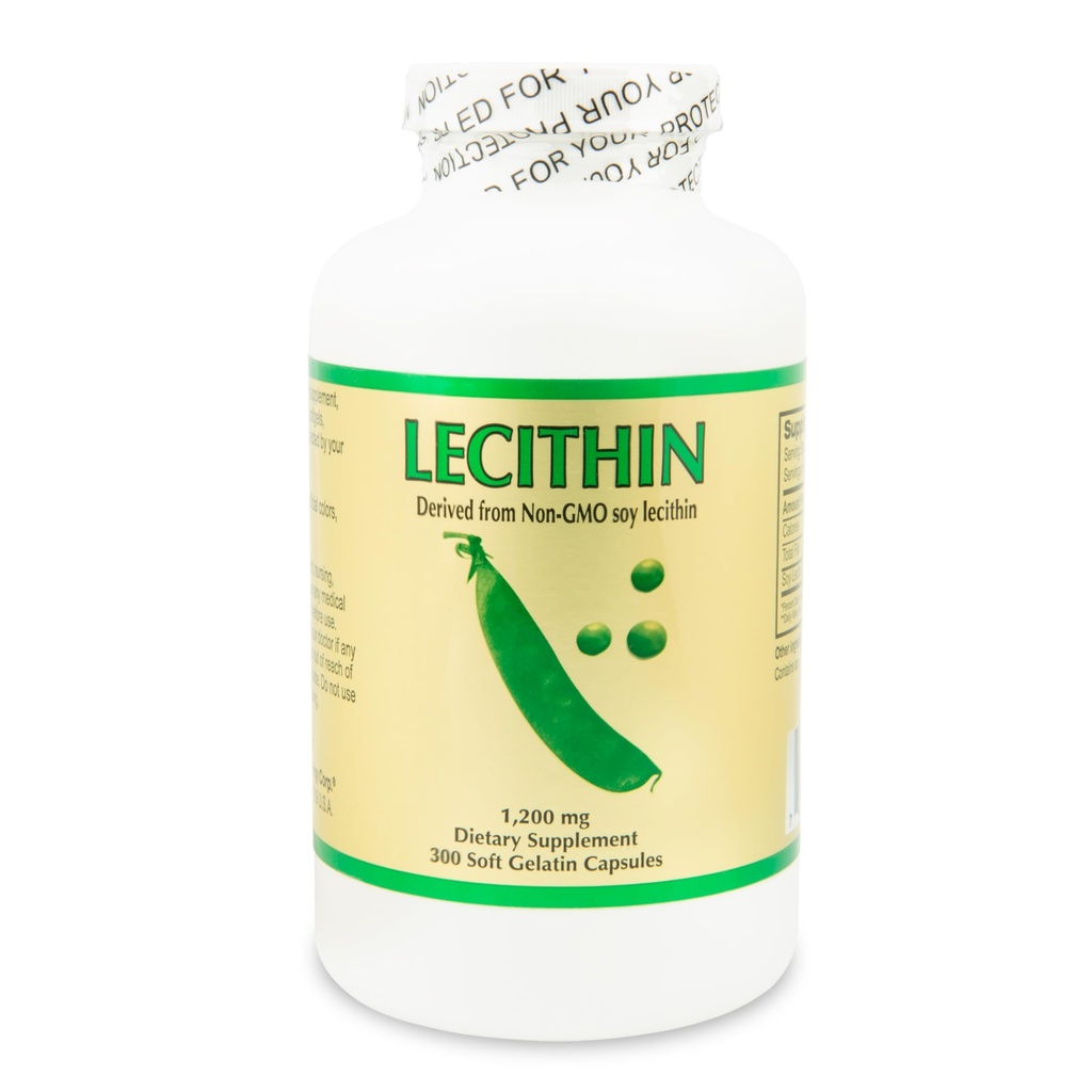 lécithine 300 Capsules de Galatine Soft, 1200 Mg