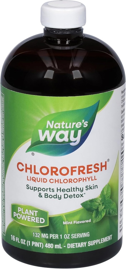 Naturn Weg Chlorofresh Flüssigkeit Chlorophyll 16 Unzen (Mint Flavor)