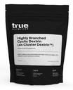 Véritable nutrition - Dextrine cyclique hautement ramifiée - Poudre d'hydrate de carbone pour l'énergie intra-entraînement soutenue, rétablissement musculaire amélioré après l'entraînement - Végétalien et non-OGM - Non aromatisé 2lb.