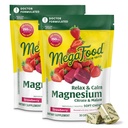 MegaFood Relax + Calm Magnesium Supplement - Weiche Kauen mit Magnesium Citrat & Malate für Herzgesundheit, Muskelverspannung &amp; mehr - Vegetarier - Erdbeer-Flaschen - 30 Chews pro Pack (2 Pack)