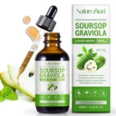 Sursop Graviola gouttes liquides - Sursop Bitters liquide - Sursop feuilles extrait - antioxydant naturel - support cellulaire et régénération - Immune Boost - Relax - foie et sommeil (1)