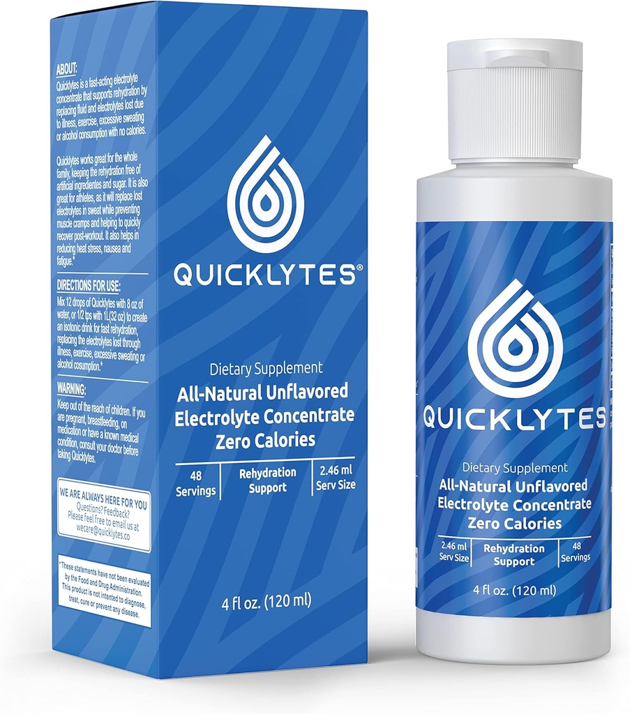 Elektrolyt-Ergänzung für schnelle Hydration | Keine Kalorien Kein Zucker | Kalium, Magnesium & Natrium | Leg Cramp Relief | 48 Servierungen (1 Flasche)