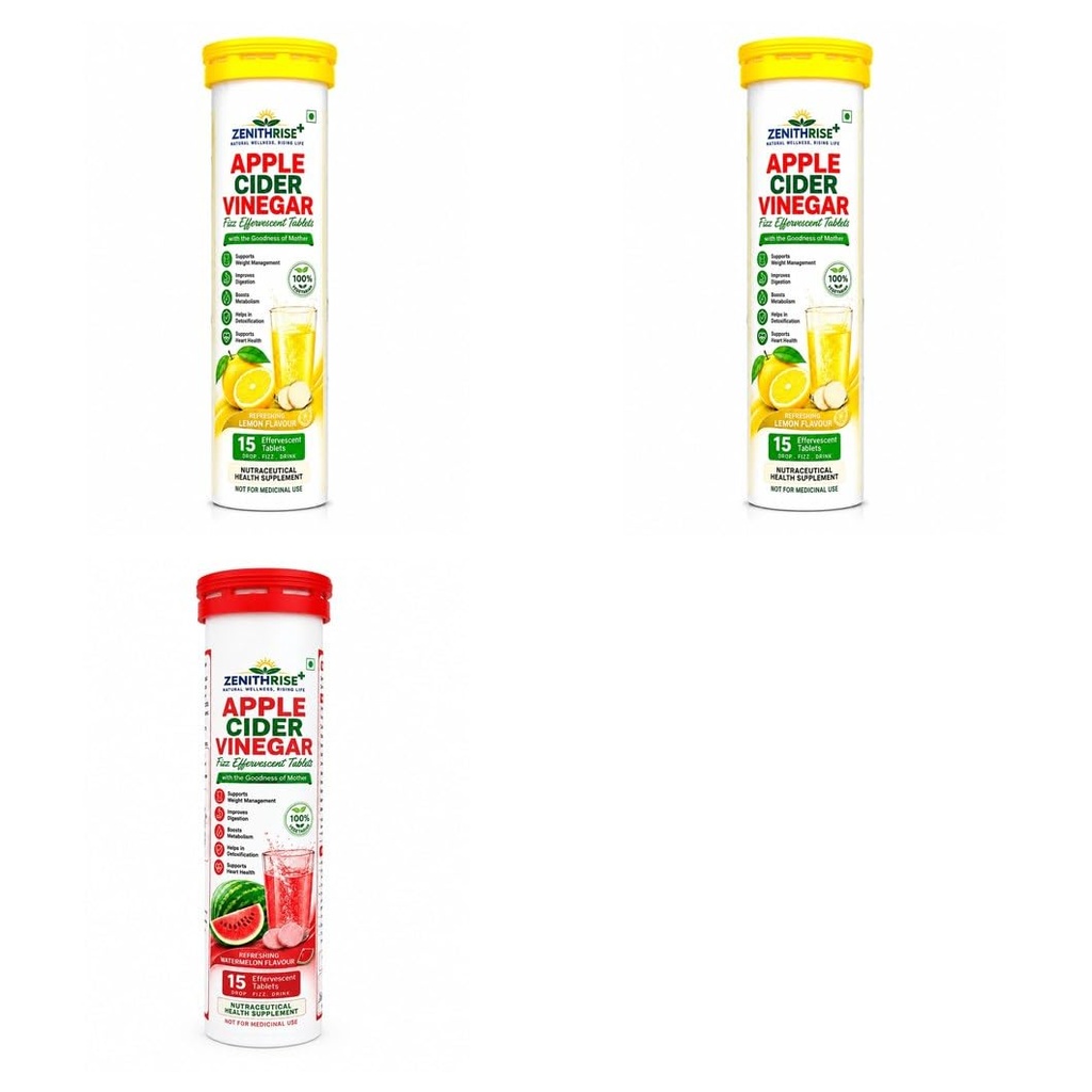 Zenithrise Plus Combo ACV Lemon 2 + ACV Watermelon 1 (3 pcs)