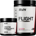 BARE PERFORMANCE NUTRITION BPN Créatine Monohydrate et préentraînement en vol (Strawberry Kiwi)