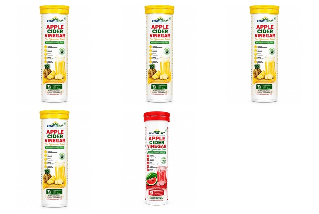 Zenithrise Plus Combo ACV Pineapple 4 + ACV Watermelon 1 (5 pcs)