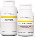 Integrative Therapie Bundle mit aktivem B-Komplex, 60 Kapseln & Magnesium Glycinate Plus, 120 Tabletten - aktives B-Komplex zur Unterstützung von Energiemetabolismus* - Unterstützung Gehirngesundheit, Herzgesundheit & Nerve