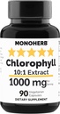 MONOHERB Extrait de chlorophylle 1000 mg - 90 Capsules végétariennes