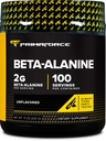Primaforce Beta Alanine Powder, Unflavored, 200 Gramm - Glutenfrei, Non-GMO Ergänzung für Männer und Frauen