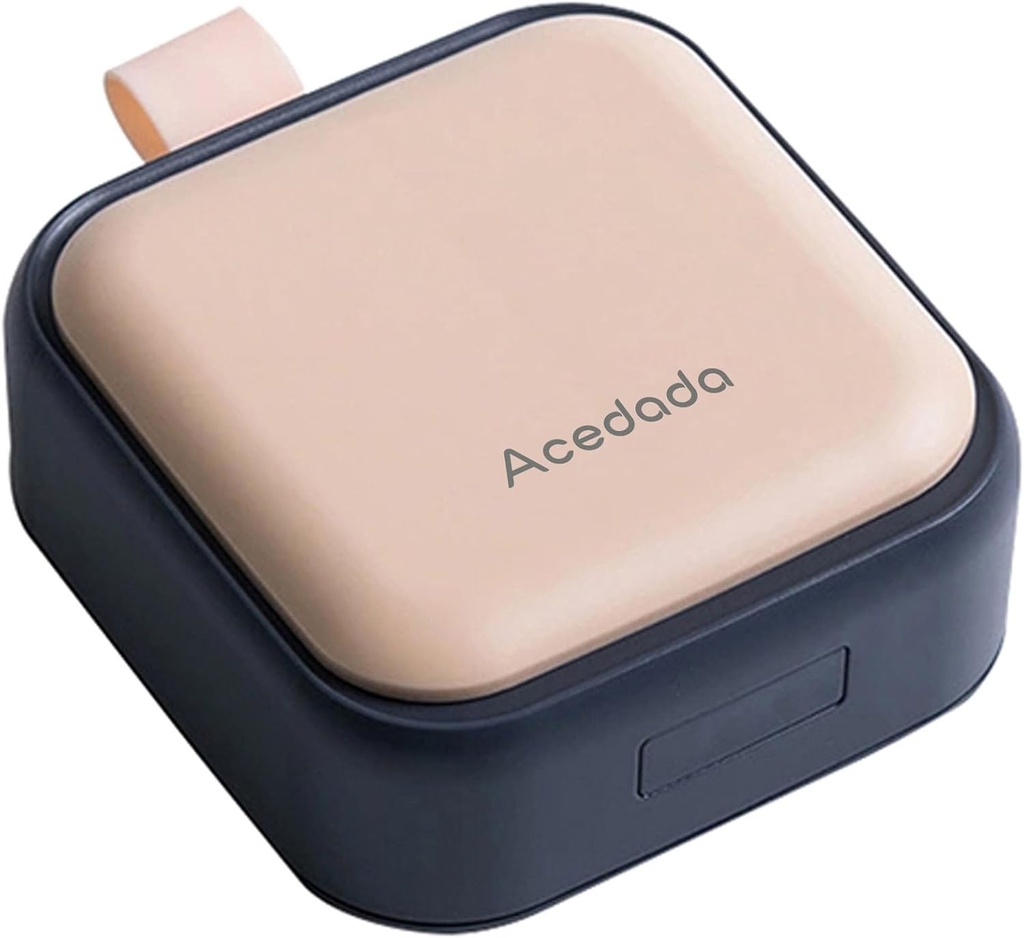 Kleine Pille Case, niedliche Pille Box - Acedada Travel Daily Pill Organizer, Portable Pretty Pill Container für Geldbeutel, Kompakte Medizin Halter für Vitamine, Fischöle, Beilagen, Rosa