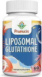 2400MG Liposomale Glutathione, mit Vitamin C, Milchdistel & Alpha-Liposäure, Master Antioxidantien, Reinreduziertes L-Glutathion - Immunsystem, Zellreparatur, Energie, Hohe Absorption, 180 Softgele