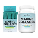 AMANDEAN Marine Collagen Duo. 500g Container + 30 Reisepakete. Hydrolysierte Fisch Collagen Peptide für Haut, Haar & Nägel. Pescatarian, Keto & Paleo-Friendly, Unflavored