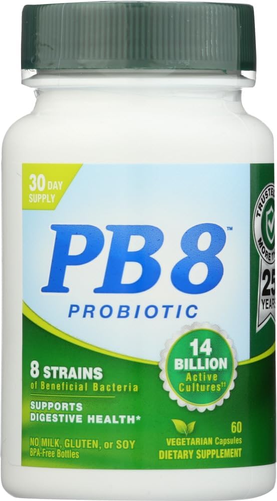 Jetzt PB 8 Pro-biotic Acidophilus Capsules, Vegetarisch, 60 Count
