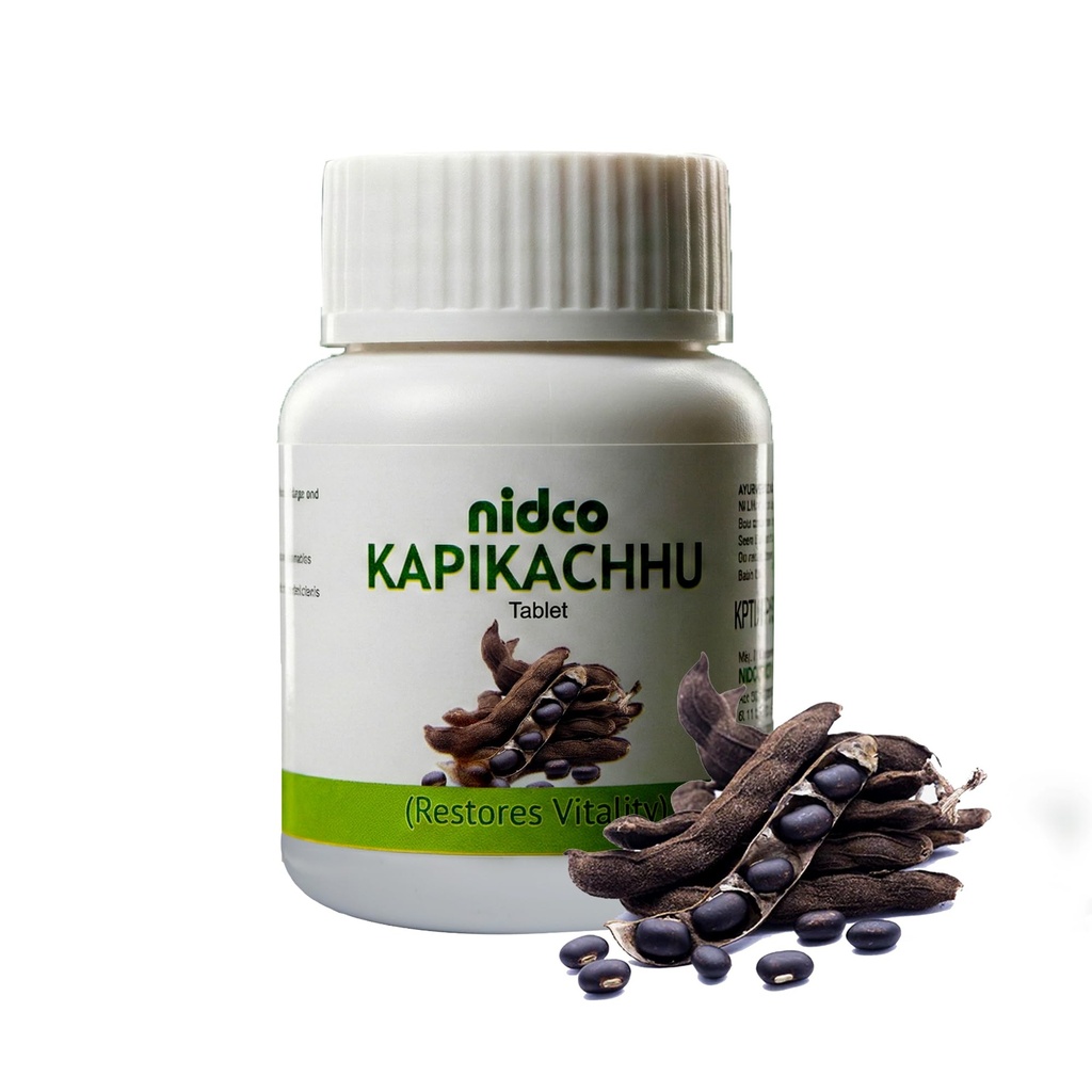 kapikachhu 60 Veg Tablets, Mucuna Puriens 500mg | Pure Kaunch Beej Extracts | Helps Supports Brain Health, Natural Stamina & Overall Energy Levels