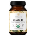 Truvani Bio Vitamin D3 - Pflanzenbasiert, USDA Organic, Glutenfrei, Non-GMO, Vegan D3 Supplement - Unterstützt Knochen, Immun- und Gehirngesundheit - 30 Tabletten