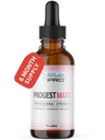 Progest MAXX Huile de progestérone, Progestérone bioidentique naturelle pour femmes, flashs chauds et soutien à la ménopause, bouteille de 2oz - 6 mois d'approvisionnement