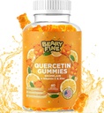 Quercetin mit Bromelain Gummies - Vitamin C + Zink & Vitamin D3 – Extra Strength Immun Support Booster - 60 Quercetin Gummies - Made in USA