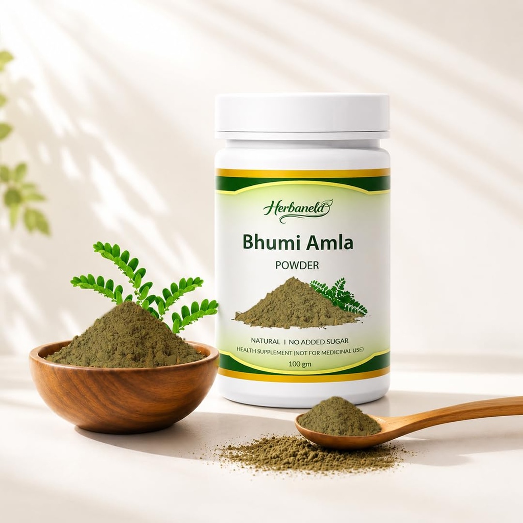 Bhumi Amla Powder | Premium Herbal Powder | Supports Liver Health, Digestion & Daily Wellness | Natural Ayurvedic Supplement | No Artificial Colours or Preservatives