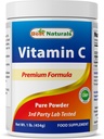 Best Naturals 100% reines Vitamin C Pulver 1 lb (454 Gramm) Pulver (auch Ascorbinsäure genannt)