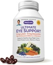 ANDREW LESSMAN Ultimate Eye Support 60 Softgels - 12mg Lutein, 6mg Zeaxanthin, Bilberry, Schlüsselnährstoffe zur Unterstützung von Augengesundheit und zur Förderung gesunder Visionen. Keine Zusatzstoffe. Einfach zu Swallow Softgels