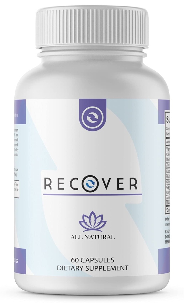 Anti Alcohol Drink Support Supplement – Craving support with Kudzu, L Glutamine B Vitamins RNA/DNA complex and more. 60 Capsules