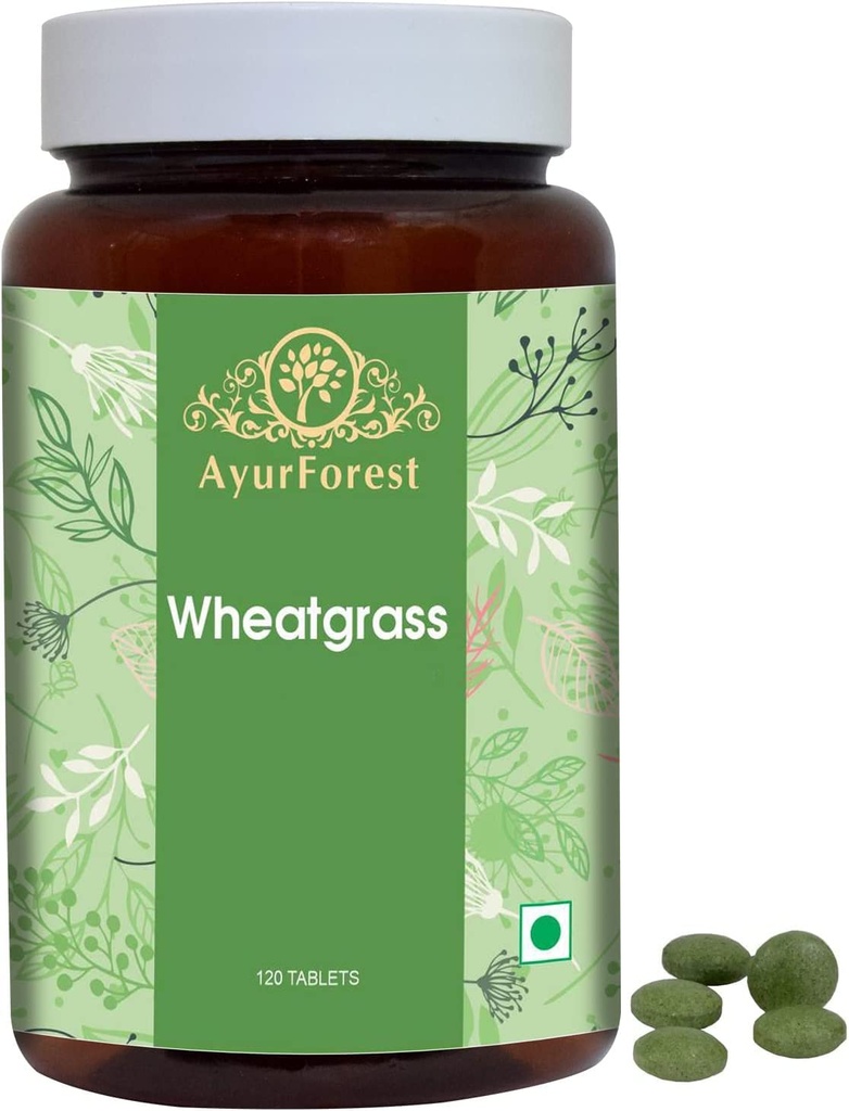Comprimés d'herbes de blé Suppléments à base de plantes 120 Nombre 500 mg