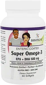 BariatricPal Super Omega-3 Softgels (60 Count) Kein Nachgeschmack!