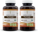 Secrets of The Tribe Thyme 2x120 Kapseln, Hergestellt mit Gemüsekapseln und USDA Organic Thymus Vulgaris Toni Effect (2x120 Kapseln)