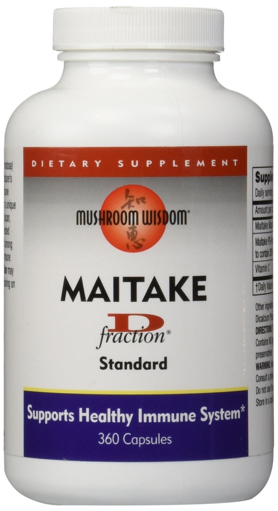 MUSHROOM WISDOM Maitake Pilzextrakt D-Fraction 360 Kapseln