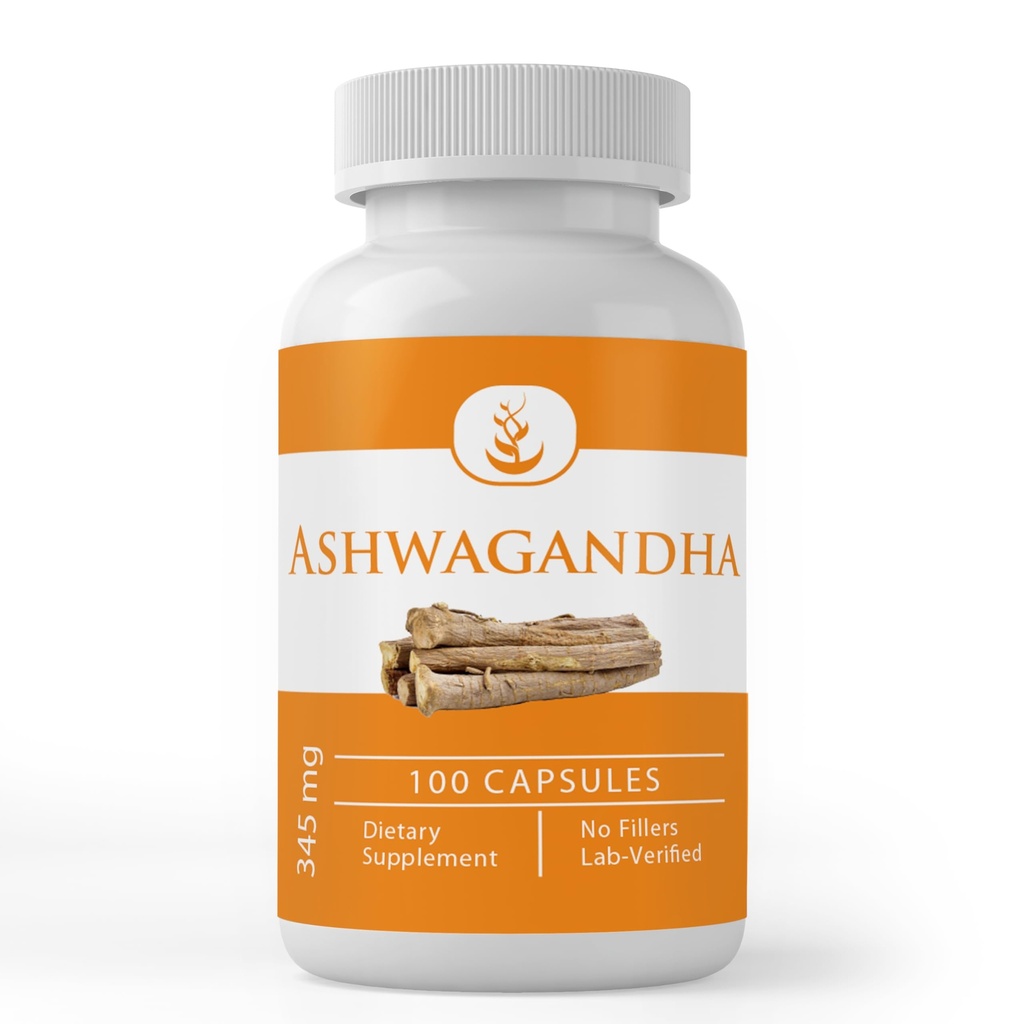 PURE ORIGINAL INGREDIENTS Ashwagandha (100 Kapseln) Immer rein, keine Zusatzstoffe oder Füllstoffe, Lab Verified