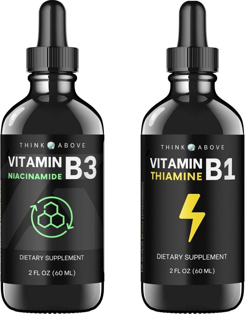 Vitamine liquide B3 + Vitamine liquide B1-2oz 60 ml par bouteille