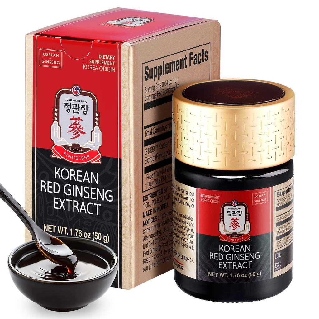 CheongKwanJang [Korean Red Panax Ginseng Concentrated Extract 50g] - 100% 6-jährige koreanische Ginseng Wurzeln, Boosts Immunsystem, Energie, Stamina, Heilung/Recovery, Fokus/Fatigue