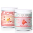 Kiala Nutrition Super Greens, Poudre de Verts Biologiques, Spiruline et Chlorella Superfood Poudre, Vegan sans sucre et sans gluten, Spectra Blend, Miami Vice, Pastèque Slush 2 Pack