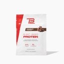 TB12 Pflanzenbasiertes Proteinpulver von Tom Brady, 24g Vegan Pea Protein, Low Sugar, Low Carb, Non-GMO, Meal Replacement, Keto Friendly, Paleo, Sugar Free, Chocolate Flavor (1.12 Unze / 12 Pack)