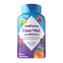 Bien de fibre de Vitafusion + Probiotiques Gommies pour adultes – 3g de fibre par portion pour la santé digestive et les probiotiques*, 60 Nombre