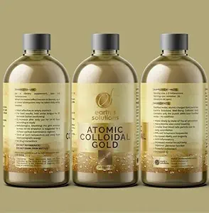 Golden - Reine atomare kolloidale Goldlösung zur Steigerung von Wohlbefinden und psychischer Klarheit - Premium Ionic Supplement for Natural Health